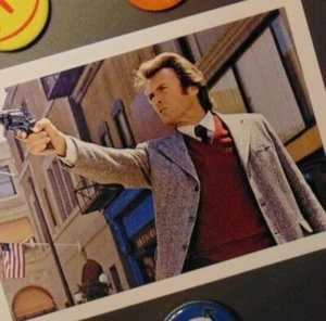 Clint Eastwood DIRTY HARRY Movie Fridge Magnet Classic Film Police Detective - Foto 1 di 6