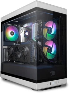 iBuyPower Y40 Gaming PC Computer Desktop Y40WI7N46T01 i7 RTX 4060TI 32GB RAM NEW - Picture 1 of 4