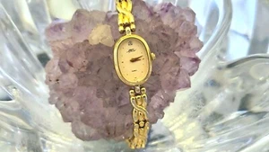 Reloj de cuarzo vintage para mujer Jacques Prevard tono oro diamante  - Imagen 1 de 10