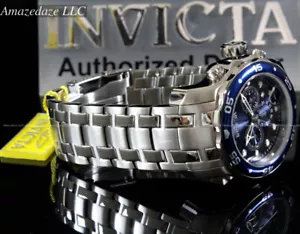 NUOVO Orologio Invicta Uomo Pro Diver Scuba VD53 Cronografo Acciaio Inox Quadrante Blu - Foto 1 di 10