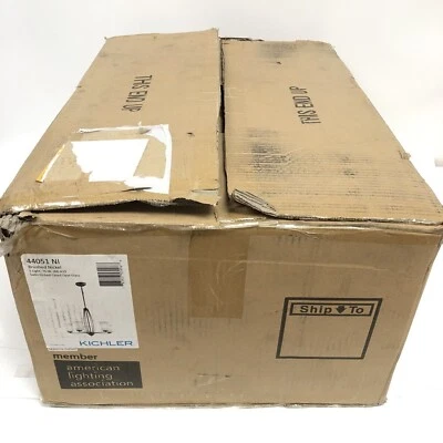 New Kichler Tao 5 Light Chandelier in Brushed Nickel 44051 NI Light Fixture - Image 1 of 4