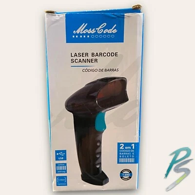 Moss Code 1D Wireless USB Laser Barcode Scanner - Plug & Play - Image 1 of 4