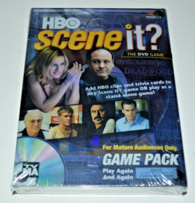 HBO SCENE IT? 2005 The DVD Trivia Game Pack- NEW unopened factory seal by Mattel - Image 1 of 3