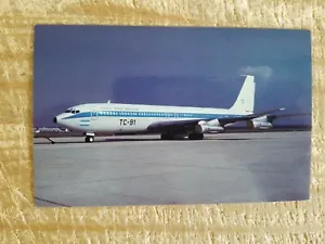 Airplane Postcard Fuerza Aerea Argentina Boeing B-707-387B TC-91 MSN 21070*P8