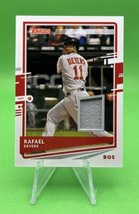 Rafael Devers 2020 DONRUSS MATERIALS GAME WORN JERSEY #DM-RD BOSTON RED SOX - Picture 1 of 2