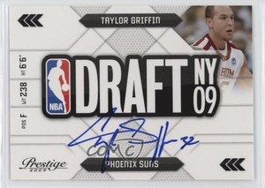 2009-10 Panini Prestige NBA Draft Class Signatures Taylor Griffin Rookie Auto RC