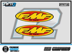 FMF CALCOMANÍAS DE MOTOCROSS GRAPHICS MX GRAPHICS CALCOMANÍAS - Imagen 1 de 1