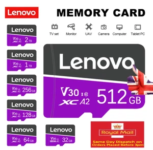 MicroSD Memory Card Class 10 High Speed A2 - 1TB 2TB 32GB 64GB 128GB 256GB 512gb - Picture 1 of 18
