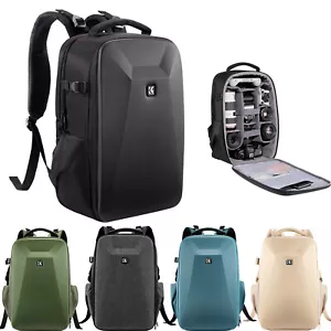 K&F Concept Camera Backpack Bag Hardshell Mirrorless Photography DSLR 15-16 Inch - Picture 1 of 42