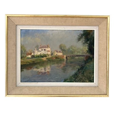 JOLI TABLEAU DE EDOUARD LEFORT MAGNIEZ - ÉCOLE FRANÇAISE IMPRESSIONNISTE - Photo 1/4