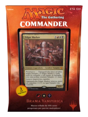 ITALIAN Magic MTG 2017 Commander C17 Vampiric Bloodlust Deck The Gathering NIB - Image 1 of 4