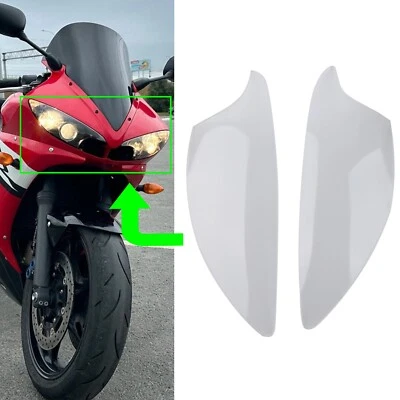 For Yamaha YZF-R6 2003 2004 2005 Motorcycle Headlight Protector Cover Lens - Image 1 of 4