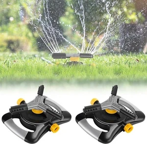 360° Rotation Auto Irrigation System Garden Lawn Sprinkler Patio Save Water - Picture 1 of 7