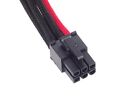 Silverstone 6-pin PCIe to 6-pin PCIe Cable 25 cm - Black / Red :: SST-PP07-IDE6B