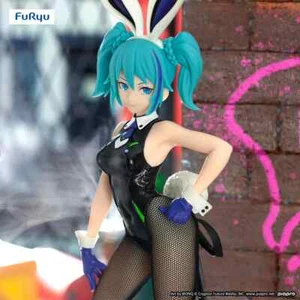 Vocaloid Figura Hatsune Miku Bicute Bunnies Barrio Violeta FuRyu Idol Nuevo 30cm - Imagen 1 de 7