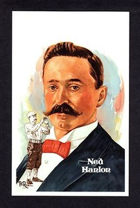 #227 NED HANLON, NL Orioles Perez-Steele Hall of Fame art postcard (1 of 10,000)