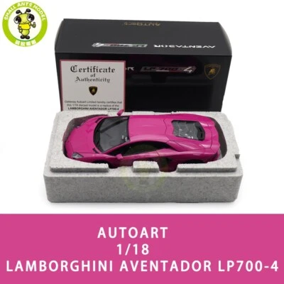 1/18 Lamborghini AVENTADOR LP700-4 Autoart 74660 Pink Model Car Friend Gifts - Image 1 of 4