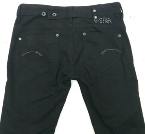 G-Star 'MIDGE SKINNY WMN' NEW Black Skinny Fit Jeans Size W26 L32 AU8 - Picture 1 of 9