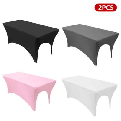 Pacote com 2 toalhas de mesa versáteis de elastano elástico para cílios lavável reutilizável 6 pés - Imagem 1 de 4