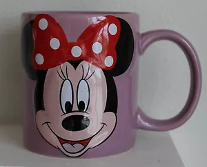 NWT Disney World Orlando 3D Embossed Purple Minnie Mouse Mug by Jerry Leigh - Picture 1 of 4