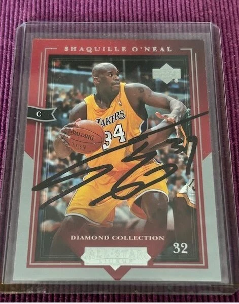 2004-05 UD Diamond Collection Shaquille O'Neal #43 Lakers Autograph - Image 1 of 1