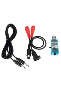 Compatible with USB simulator cable Futaba JR Spektrum WALKERA etc. (blu - Picture 1 of 6