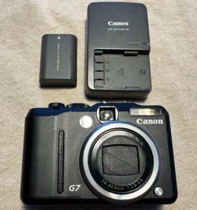 Canon PowerShot G7 10MP Compact Digital Camera Black Tested From Japan - Picture 1 of 4