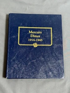 73 MERCURY DIME 10c COIN Set Whitman Folder 1921 1931-s Included - Picture 1 of 24