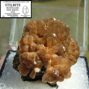 STILBITE CRYSTAL in perky box MONTCLAIR NEW JERSEY USA VERY OLD STOCK 1980! - Picture 1 of 12