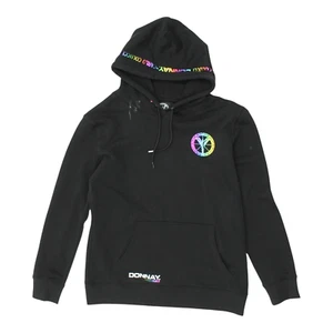 Sudadera con capucha Donnay Carlo Colucci | Pullover informal deportivo con capucha negra para mujer - Imagen 1 de 5