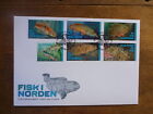 SWEDEN 2018 MARINE LIFE SET 6 STAMPS FDC FIRST DAY COVER