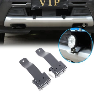 Front Lower Grill Light Bar Mounting Bracket For Ford Ranger 2023 2024 Steel 2PC - Picture 1 of 17