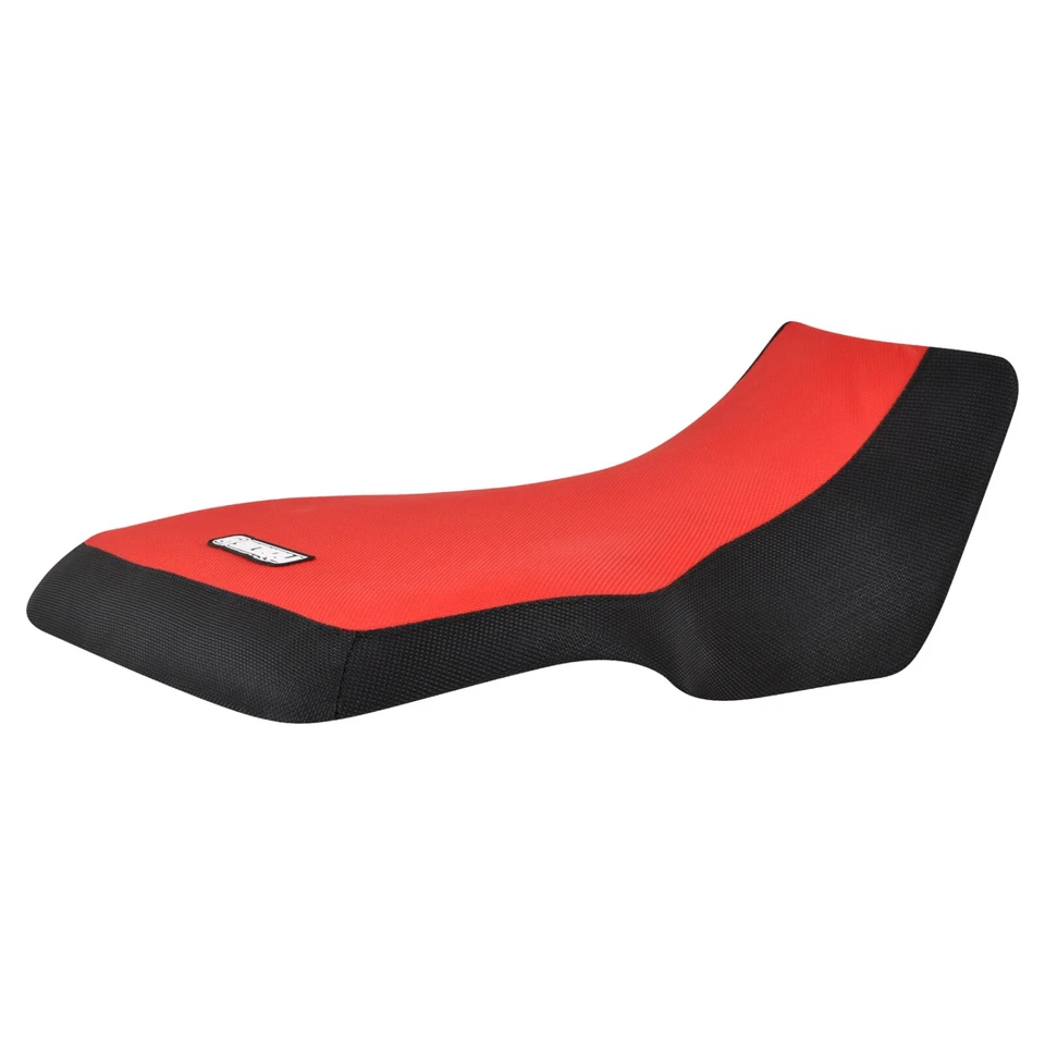 Cubierta de asiento Yamaha Kodiak 400 450 Grizzly 350 450 Bruin 350 250 NEGRO/ROJO #354 Foto 1 de 3