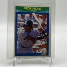 1990 Score Rising Stars Deion Sanders Baseball Card #40 Mint FREE SHIPPING