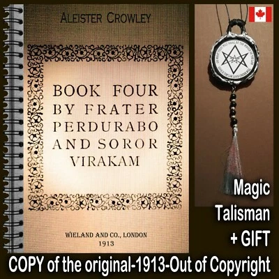 Antique Book Occult Magic Ritual Practice Secret Societies Aleister Crowley Rare - Image 1 of 4
