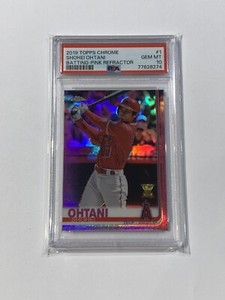 PSA 10 GEM MINT 2019 Topps Chrome Shohei Ohtani #1 PINK REFRACTOR Angels MVP SP