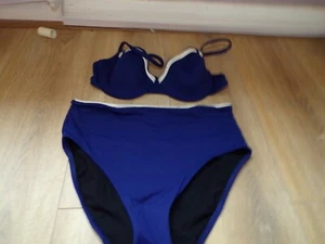 BRAND NEW LADIES DESIGNER CHANTELLE TWO PIECE COSTUME UK 8/10 BRA 34" £80 - Picture 1 of 9