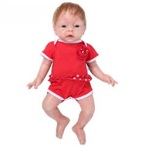 Bambola neonato in silicone realistico 51 cm 3,2 kg giocattoli per bambini regalo - Foto 1 di 15