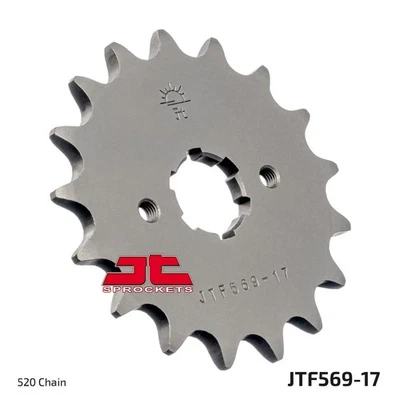 JT Front Sprocket 17/520 Standard 1pc Pitch For Kawasaki KX 250 2T 1987-1998 - Изображение 1 из 4