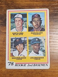 Lou Whitaker 1978 Topps novato #704 - Detroit Tigers C - Imagen 1 de 2
