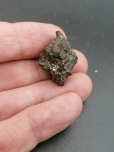 Meteorito Condrita NWA 869 - 8,11g / 2,6 cm Tinduf Argelia Bonita corteza fusión - Imagen 1 de 11