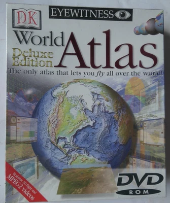 DK Multimedia Eyewitness World Atlas DVD ROM For PC Windows95/98 - MINT Unopened - Image 1 of 2