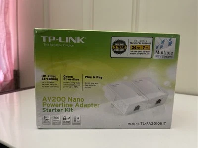 TP-Link AV1200 3-port Gigabit Starter Kit: Model TL-PA8030 KIT New Sealed - Image 1 of 4