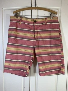 Vtg Gramicci Shorts Men's Medium Cotton Chino Striped Gorpcore Outdoorsy Preppy - Picture 1 of 12