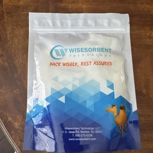 Wiseorbent 3Gram Silica Gel Packets Desiccant - New Bag Of 50 Pieces - Picture 1 of 4
