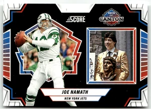 2025 Panini Score NFL Football No. 15 Joe Namath Men of Canton - Bild 1 von 2