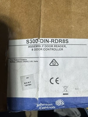 JOHNSON CONTROLS S300-DIN-RDR8S / S300DINRDR8S  - Image 1 of 2
