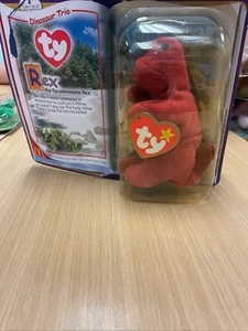 McDonald’s TY 2000 Teenie Beanie Babies “Rex” the Tyrannosaurus Rex - Picture 1 of 3