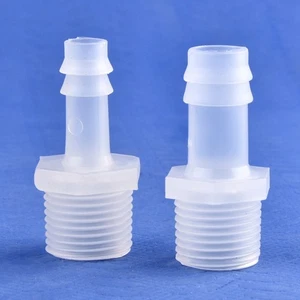 Raccordo riduttore maschio plastica spinato dritto acquario tubo 1/8" - 3/4" - Foto 1 di 59