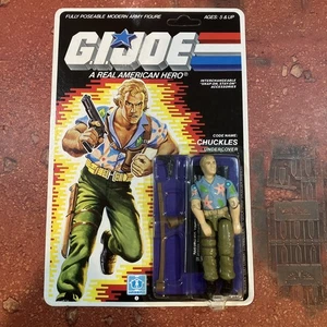 Figura Cardada Gi Joe GIJOE G.i.joe Chuckles Action Force (original) Sin usar, en caja - Imagen 1 de 17